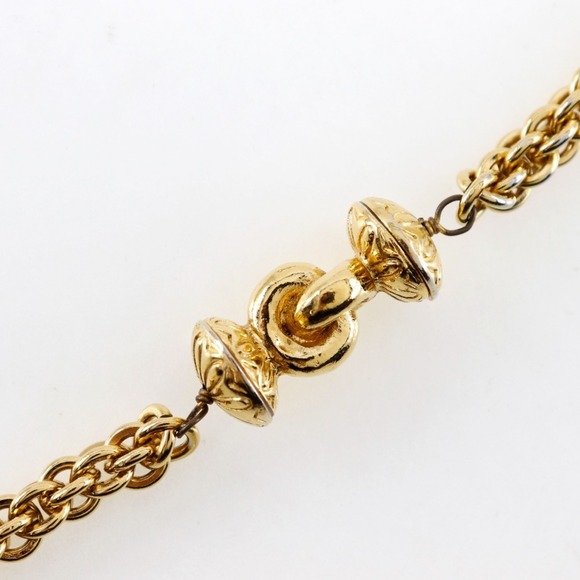 CHANEL Gold Plated Long Necklace Approx. 144g - Picture 6 of 10